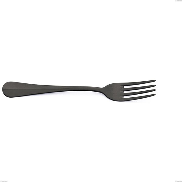 Forchetta tavola Royal Retr� PVD Black, Acciaio inox 18/10 antico, spessore 2.5 mm, lunghezza 205 mm, pvd black