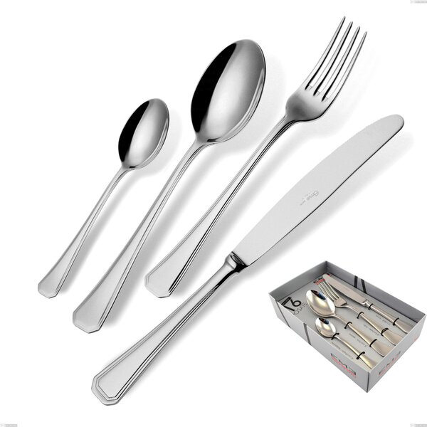 Confezione vetrina 16 pezzi Savoia, Acciaio inox 18.10 (AISI304), spessore 2.5 mm