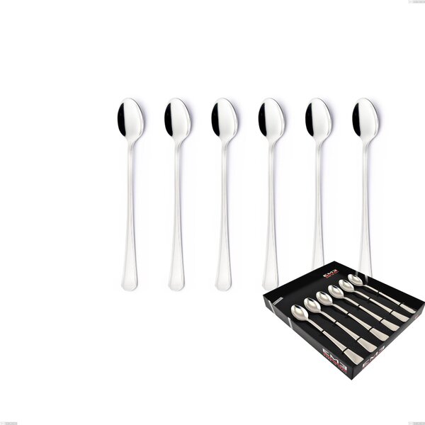 Confezione vetrina 6 pezzi cucchiaini bibita Savoia, Acciaio inox 18.10 (AISI304), spessore 2.5 mm