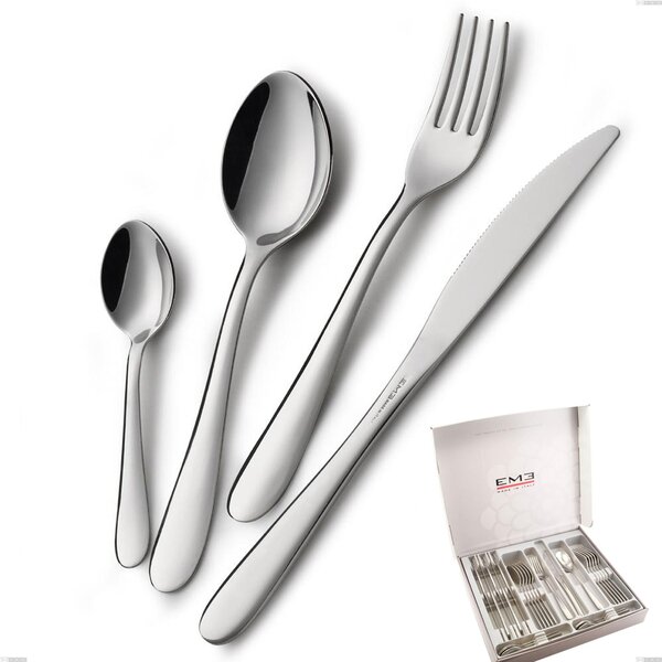 Cofanetto 24 pezzi Segno, Acciaio inox 18/10 (AISI304), spessore 1.8 mm