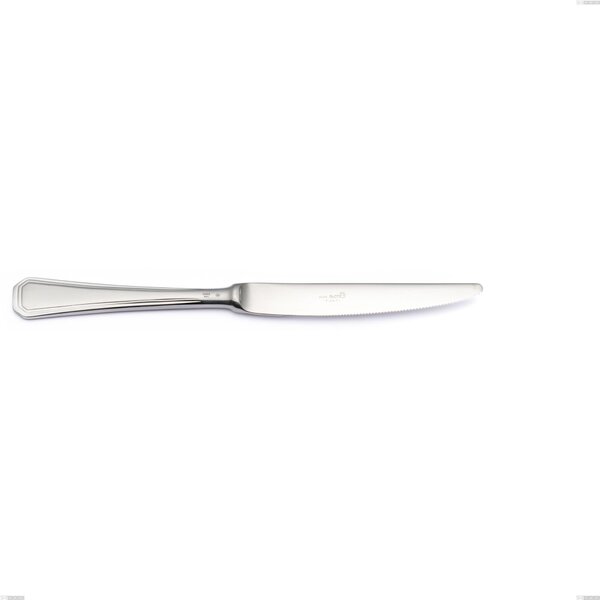 Coltello bistecca Savoia Argento 8 micron, Acciaio inox Aisi 304 Finitura Argentata, spessore argento 8 micron, spessore posata 3 mm, lunghezza 230 mm
