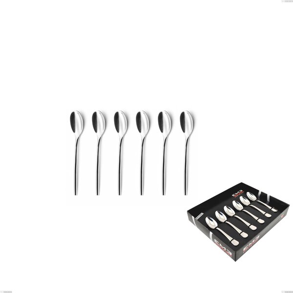Confezione vetrina 6 pezzi moka Vanity, Acciaio inox 18/10 (AISI304), forgiate, spessore Forgiate
