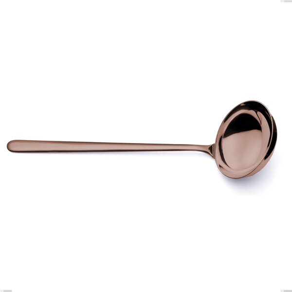 Mestolo Venice Copper Bronze, Acciaio Inox 18-10 trattamento pvd bronzo, spessore 4 mm, lunghezza 310 mm