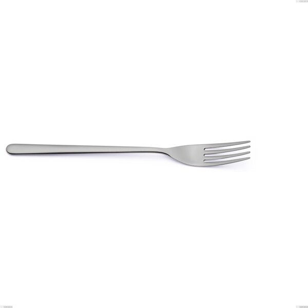 Forchetta tavola venice sabbiato, Acciaio inox Aisi 304 Posate sabbiate, spessore 4 mm, lunghezza 232 mm