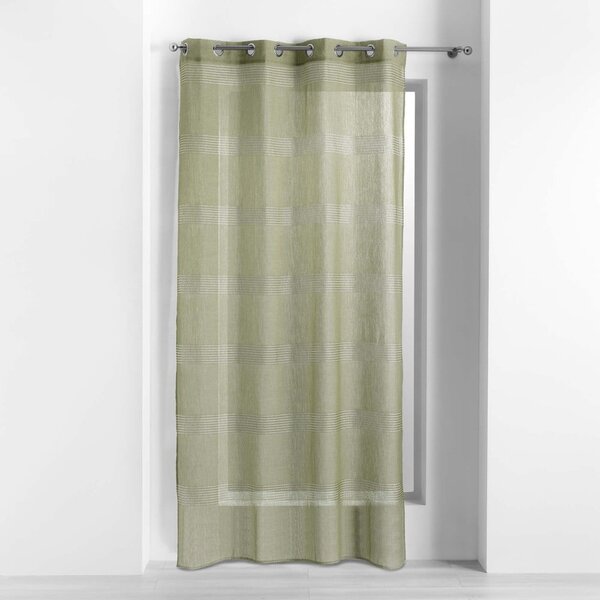 Tenda in voile kaki 140x280 cm Ajourela - douceur d'intérieur