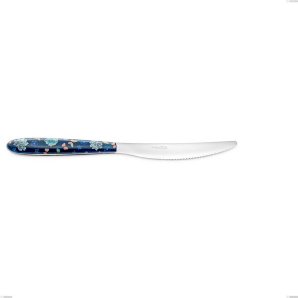 Coltello tavola vero garden, acciaio 18.0 nickel free, manicatura pbt sublimato acciaio lucido, lunghezza 225 mm
