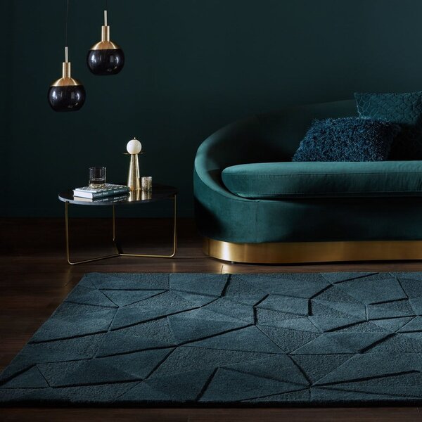 Tappeto color foglia di tè in lana tessuto a mano 240x340 cm Shard – Flair Rugs