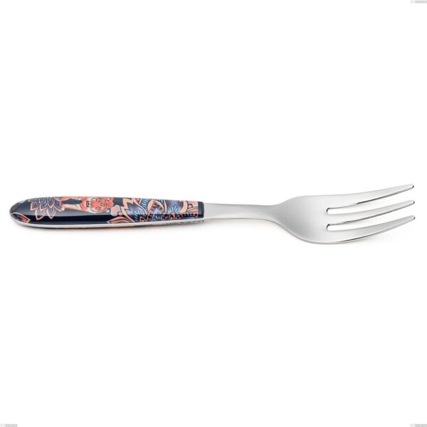 Forchetta dolce vero pechino, acciaio 18.0, manicatura pbt sublimato acciaio lucido, lunghezza 150 mm