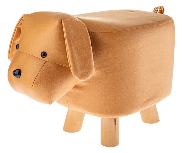Sgabello per bambini beige Dog – Dakls