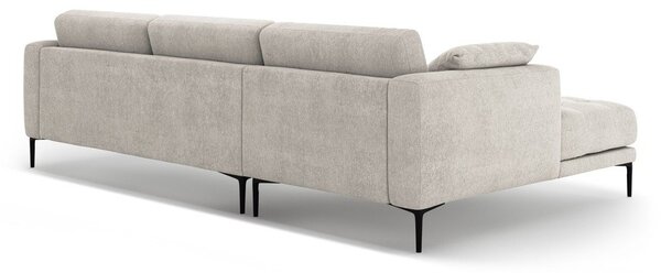 Divano angolare beige (con penisola a sinistra/con chaise lounge) Bemy – Micadoni