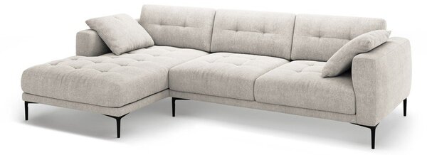 Divano angolare beige (con penisola a sinistra/con chaise lounge) Bemy – Micadoni