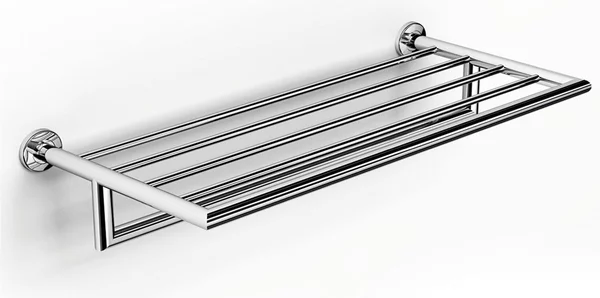 Ripiano Porta salviette in acciaio inox PLAZA 65,50x26,5xh14,50 cm finitura inox lucido