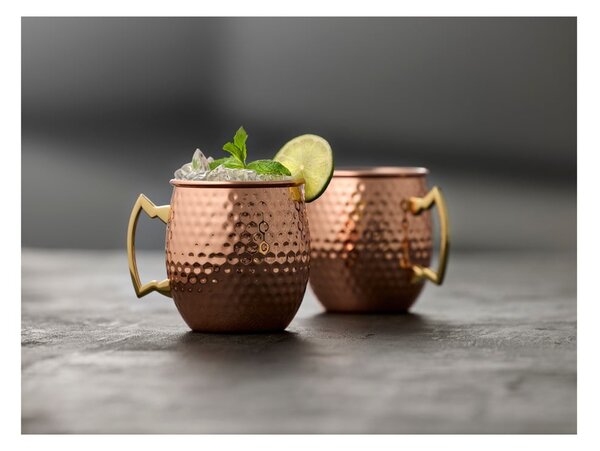 Tazze in set color rame in acciaio 80 ml 4 pz Moscow Mule – Lyngby Glas