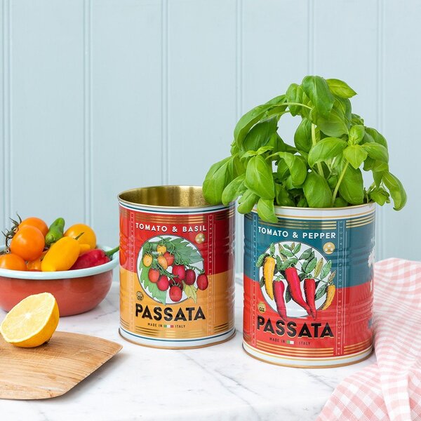Scatole in set decorative in stagno 2 pz ø 11x13 cm Passata – Rex London