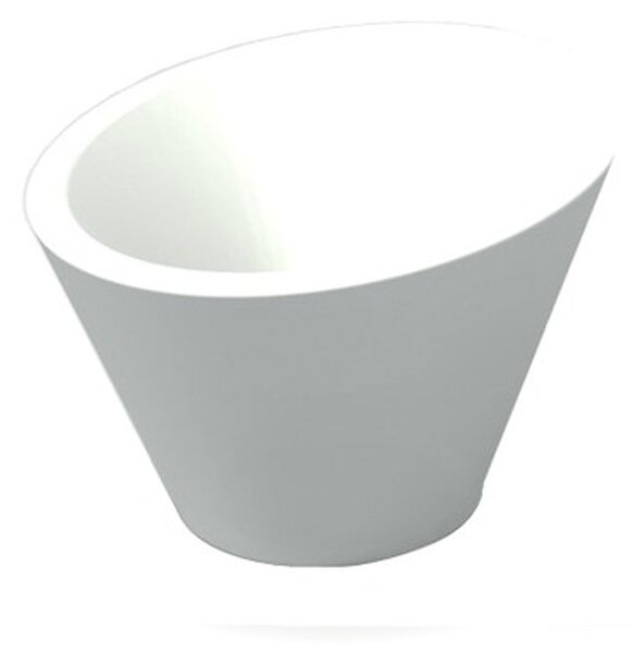 Portavaso Dorico per esternointerno in polietilene Neutro 680xh370xh500