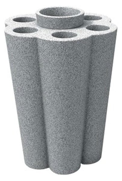 Portaombrelli Lulet drop in polietilene 49,5x38,55xh63 cm Granito