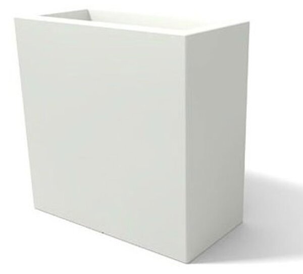 Portavaso rettangolare in Polietilene Ellenico Dimensioni 90x45xh 90 cm ideale per arredare al meglio sia un ambiente interno che esterno neutro