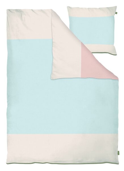 Set per letto singolo azzurro in percalle in cotone 140x200 cm Colore - Mette Ditmer Denmark