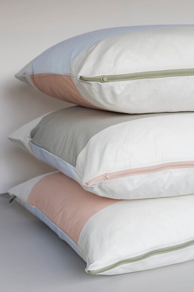 Set per letto singolo color kaki in percalle in cotone 140x200 cm Colore - Mette Ditmer Denmark