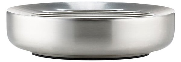 Portasaponetta color argento opaco in acciaio inox Ume – Zone