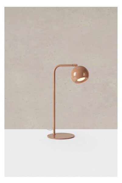 Lampada da tavolo marrone con paralume in metallo (altezza totale 39,5 cm) Pop – Markslöjd