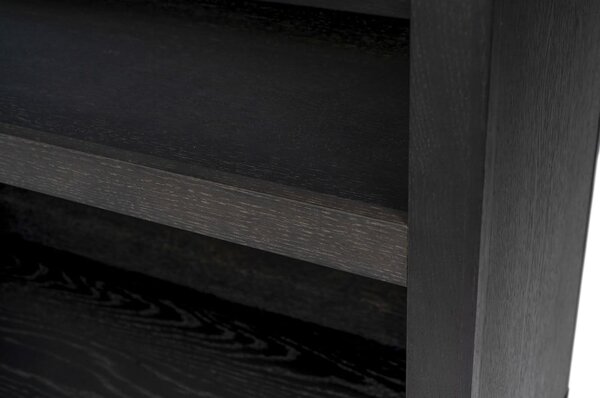 Libreria nera 90x173 cm Pimlico - Woodman