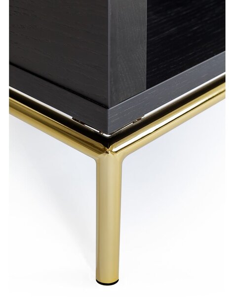 Libreria nera 90x173 cm Pimlico - Woodman