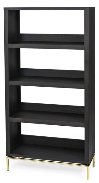 Libreria nera 90x173 cm Pimlico - Woodman