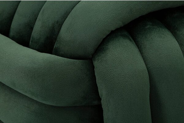 Poggiapiedi in velluto verde Softy - Mauro Ferretti