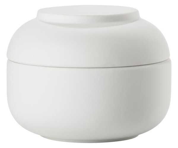 Organizer da bagno bianco in gres per dischetti di cotone Sensu – Zone