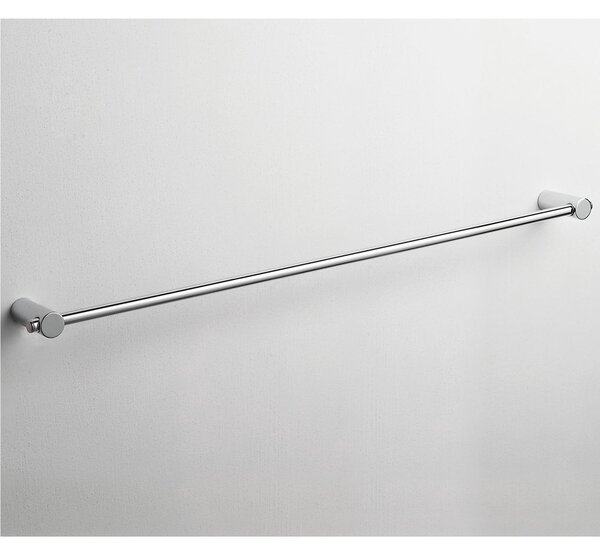 Porta asciugamani Kios 60x5xh2 cm in finitura cromo lucido Garanzia contro la corrosione bagno galvanico di oltre 22 micron inalterabile nel tempo