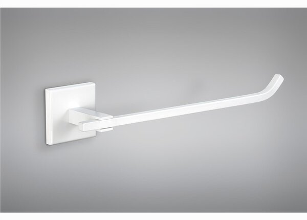 Porta asciugamani da bidet fissaggio adesivo Forte 3 M, Plano 27x6,5xh5,5 cm in finitura cromo lucido bagno galvanico di oltre 22 micron inalterabile nel tempo