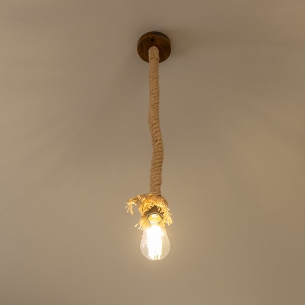 Brilagi - Lampadario a sospensione con filo KOS 1xE27/60W/230V faggio