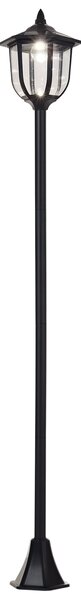 Outsunny Lampione da Esterni con 6 Luci Led e Pannelli Solari Impermeabile Accensione Automatica Durata 6-8 Ore Altezza 177cm|Aosom