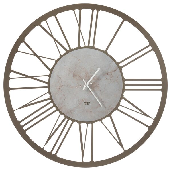 Orologio da parete CLASSICO MARMO BIG , Diametro 140 cm quadrante effetto marmo colore Bronzo