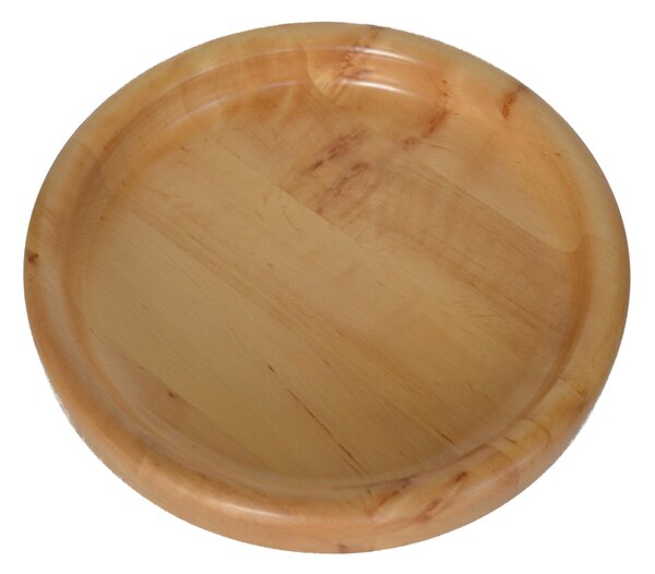 Ciotola in legno massello tornita a mano Big � 42xh 6 cm per centrotavola portafrutta o vassoio colore Naturale