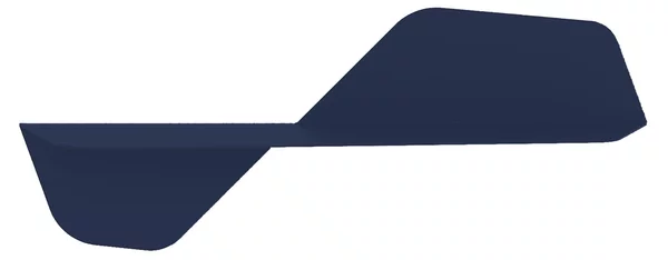 Mensola da Parete in acciaio sagomato verniciato a polvere FLAP 800 Ali Di Farfalla Dimensioni 80x24xh31 cm colore Blu Navy