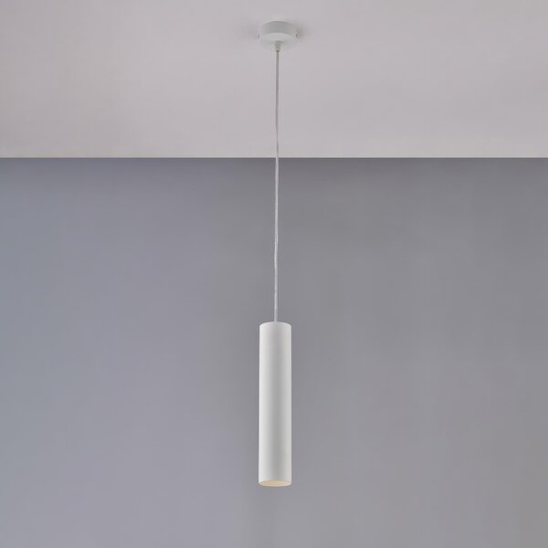 Sospensione Dag in Ferro Laccato Bianco �8xH30 - MAX 100, GU10 - 35 Watt Max, Bianco