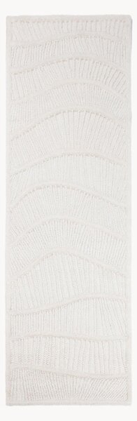 Passatoia in lana fatta a mano con motivo in rilievo Sculptured Wave