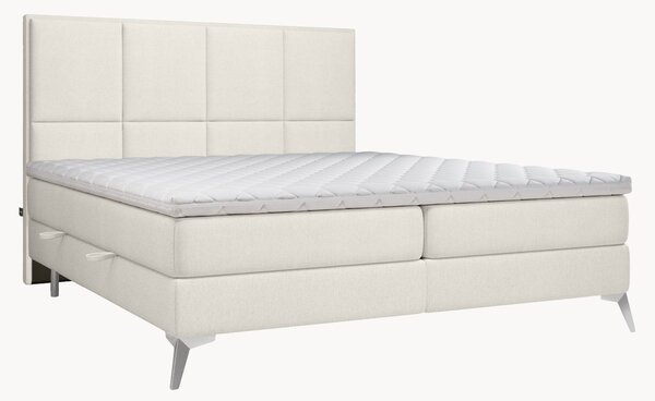 Letto boxspring con contenitore fatto a mano Cube, H3 cm