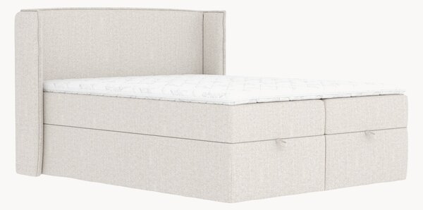 Letto boxspring fatto a mano con contenitore Passion, H3