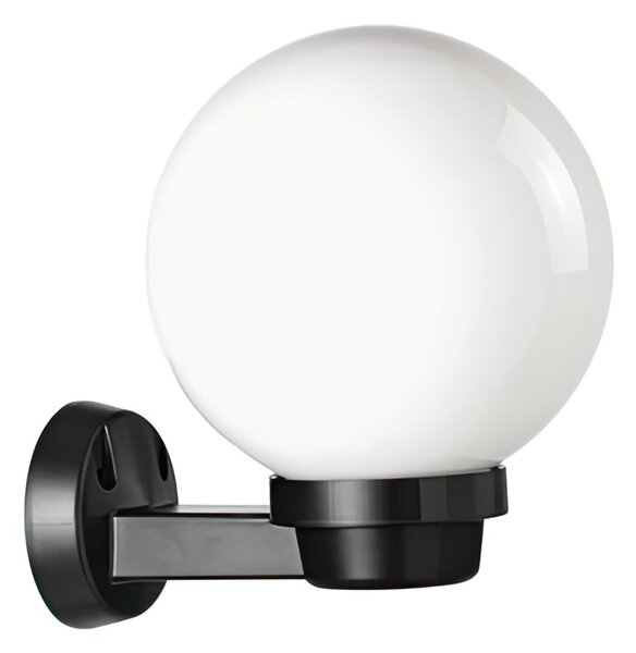 Applique in termoplastico Sfera bianca trasparente' in PMMA � 20cm. Dimensione 20x25x h 26 cm Alimentazione 230 V ~ 50 Hz bianca