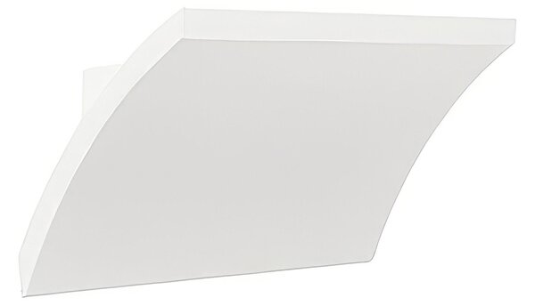 Applique in alluminio pressofuso Finitura goffrata TESLA APPLIQUE SINGOLA Dimensioni 20x8xh 8,5 cm 6W LED 3000K colore BIANCO
