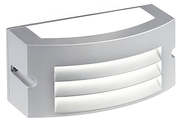 Applique in alluminio pressofuso KOBE APPLIQUE Dimensioni 22x10xh 10 cm ALETTE 10W LED 3000K colore ALLUMINIO