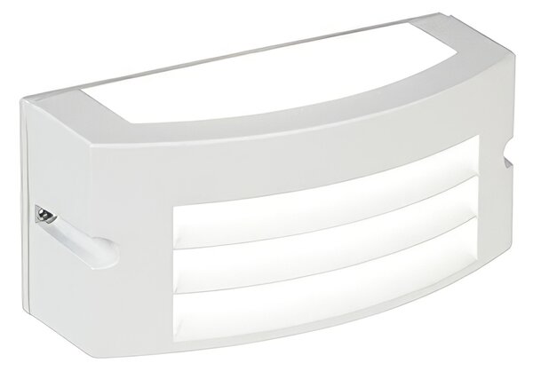 Applique in alluminio pressofuso KOBE APPLIQUE Dimensioni 22x10xh 10 cm ALETTE 10W LED 3000K colore BIANCO