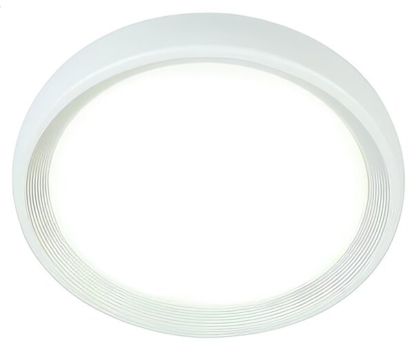 Plafoniera in termoplastico LOFT PLAFONIERA TONDA 18WLED 4000K Dimensioni � 31xh6,8 cm Diffusore in termoplastico opalino colore BIANCO