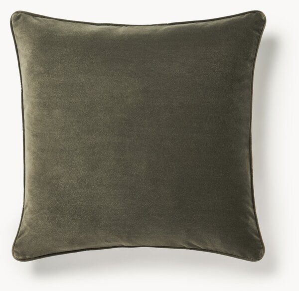 Cuscino grande in velluto Vetsak, 60 x 60 cm