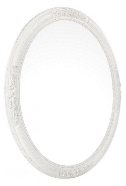 Specchio Miro Con Cuscini Bianco 67x57 In Legno
