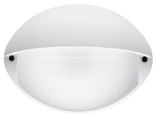 Applique con palpebra in alluminio pressofuso di alta qualit� COCONUT APPLIQUE PALPEBRA 7W LED 4000K Dimensioni 23x9,5x h17 cm Diffusore in termoplastico opalino colore BIANCO