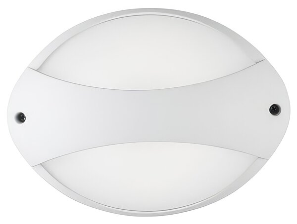 Applique con fascia in alluminio COCOON APPLIQUE FASCIA 7W LED 4000K Dimensioni 23x9,7x h 17 cm Diffusore in termoplastico opalino colore BIANCO